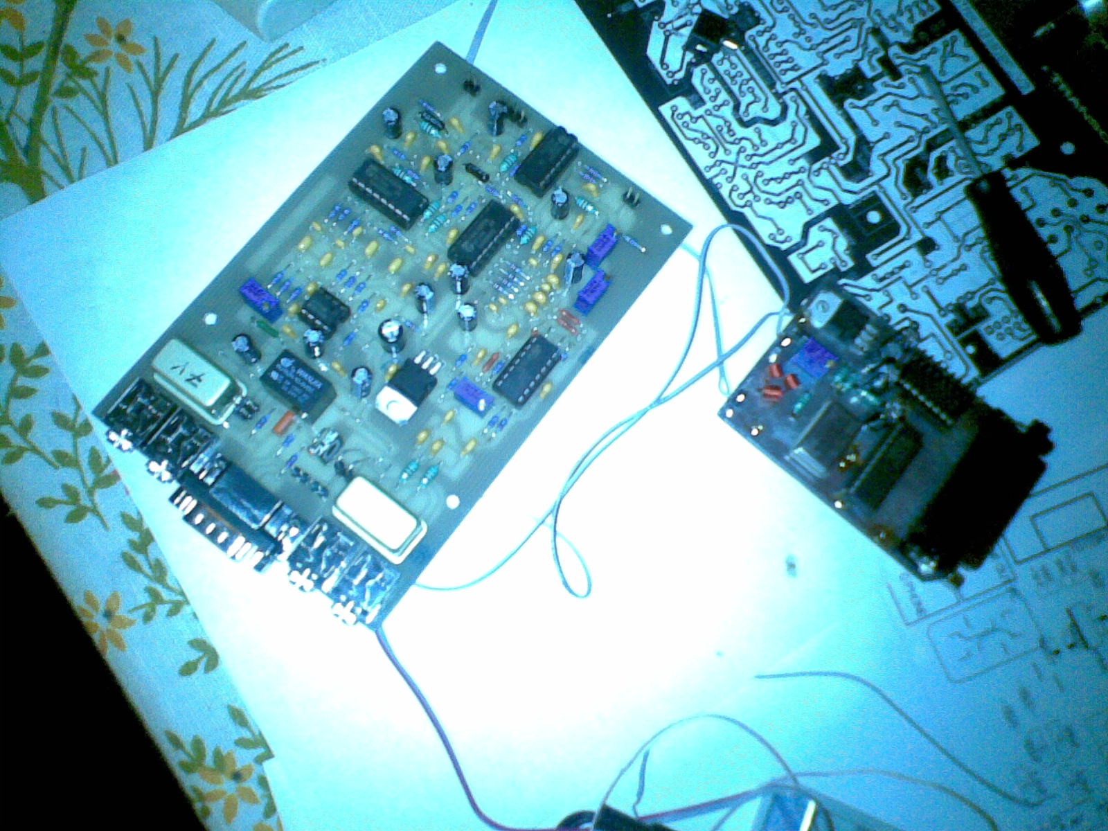 Основная плата и синтезатор SDR трансивера конструкции UR4QBP